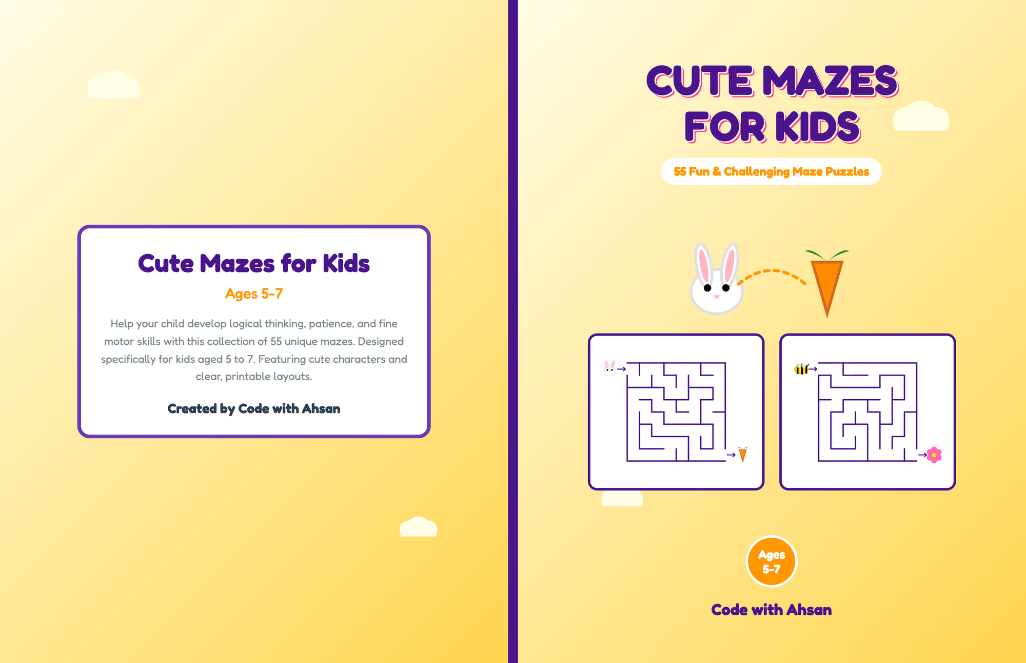 The full KDP wrap-around cover spread: back cover, spine, front cover, generated as one HTML page